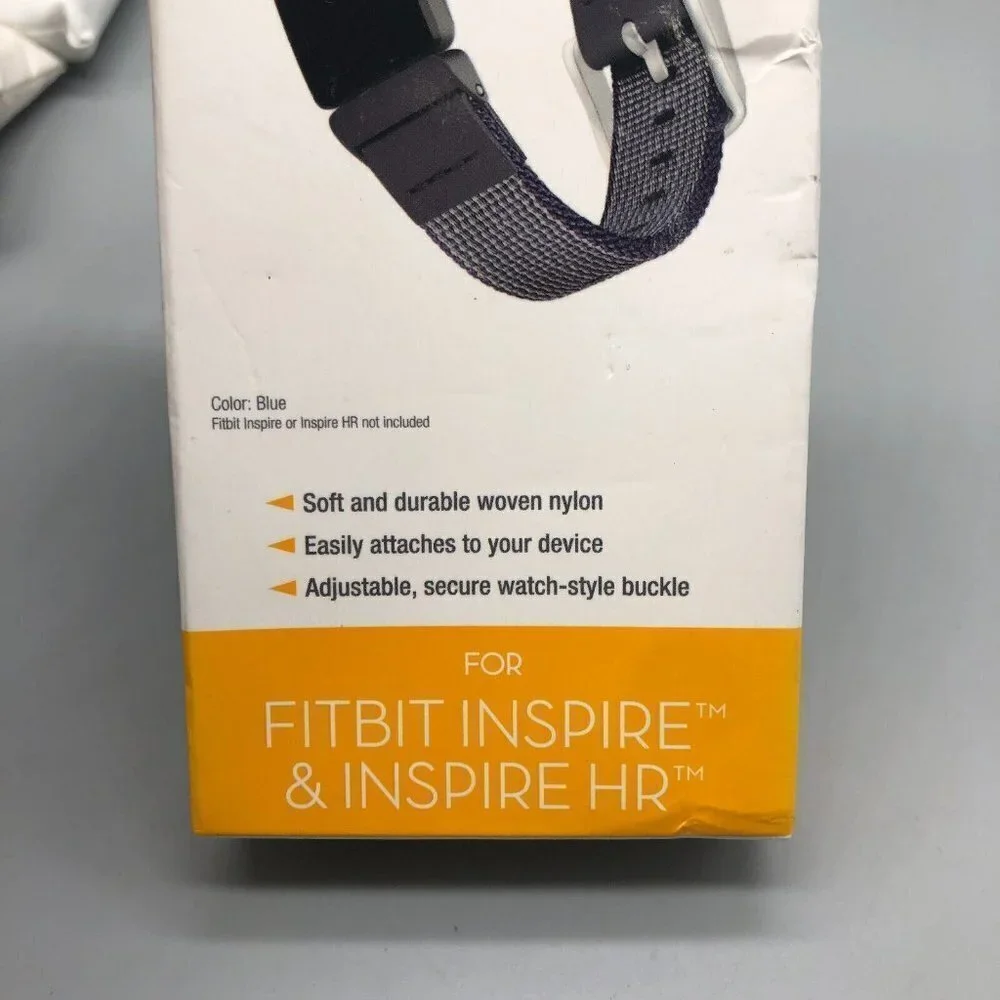 3/$30 Blue Woven Nylon Band For Fitbit Inspire & Inspire HR Women Men Adult